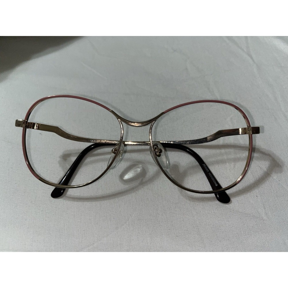 80's Vtg Metro-Welltest 18k EGP Gold Metal ELLA Frames Sunglasses 54 18 135